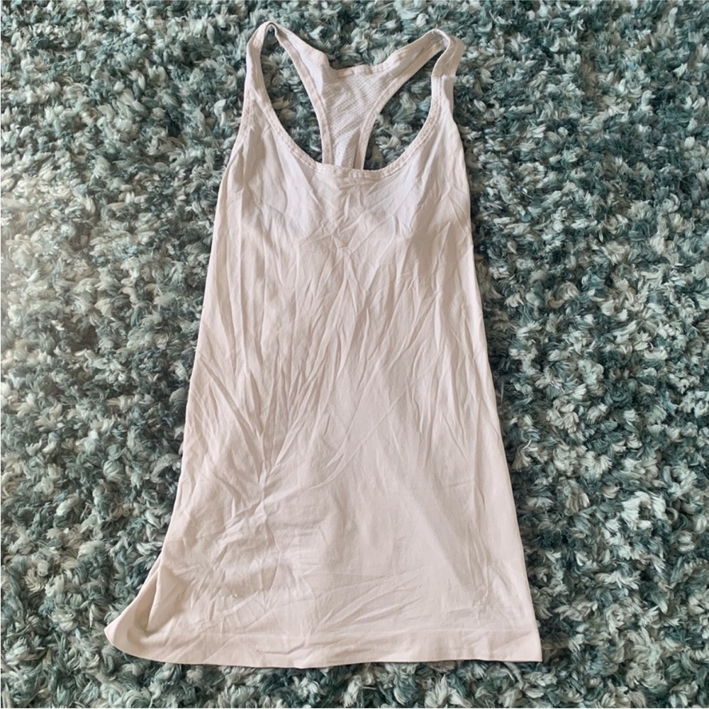 Under Armour Sheer White Tank Top M